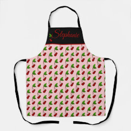 Delantal Cerezas personalizadas