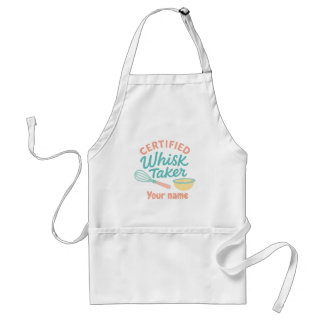 Delantal Certified Whisk Taker – Personalized Kitchen Apron