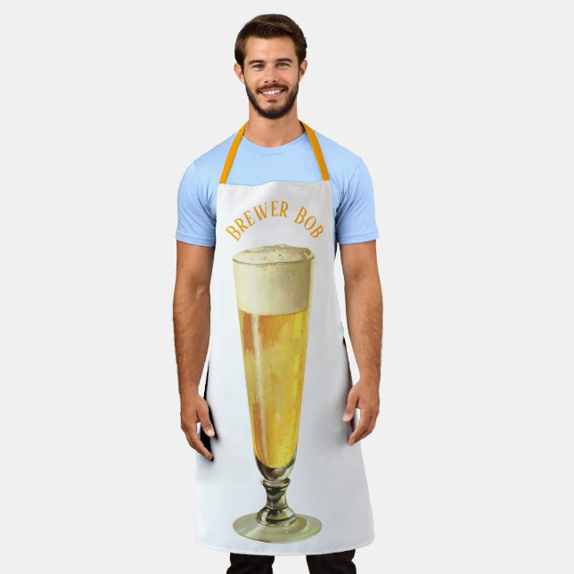 Delantal ¡Cerveza barata, pernero o lager! (Gastado)