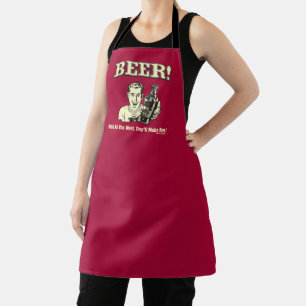 Delantal Cerveza: Bebe todo lo que quieras que harán