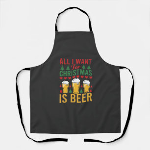 Delantal Cerveza de Navidad Fiesta de Navidad