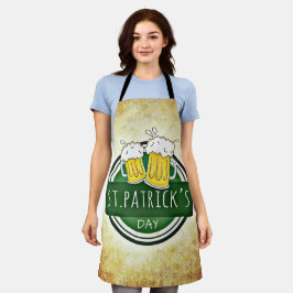 Delantal Cervezas del Día de San Patricio