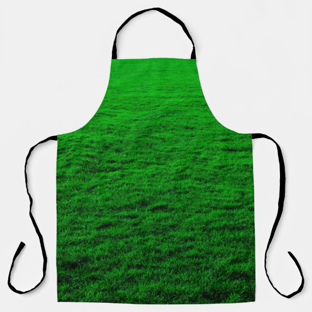 Delantal césped verde de fondo (Anverso)