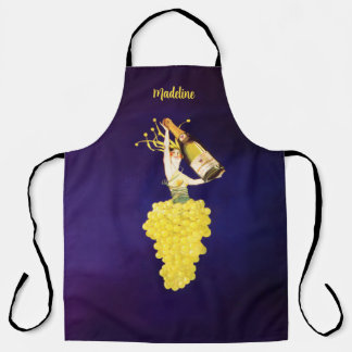 Delantal Champagne Grapes