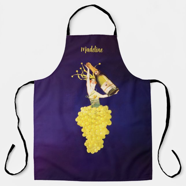 Delantal Champagne Grapes (Anverso)