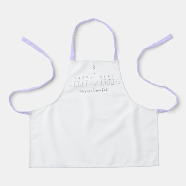 Delantal Chanukah Apron (Anverso)