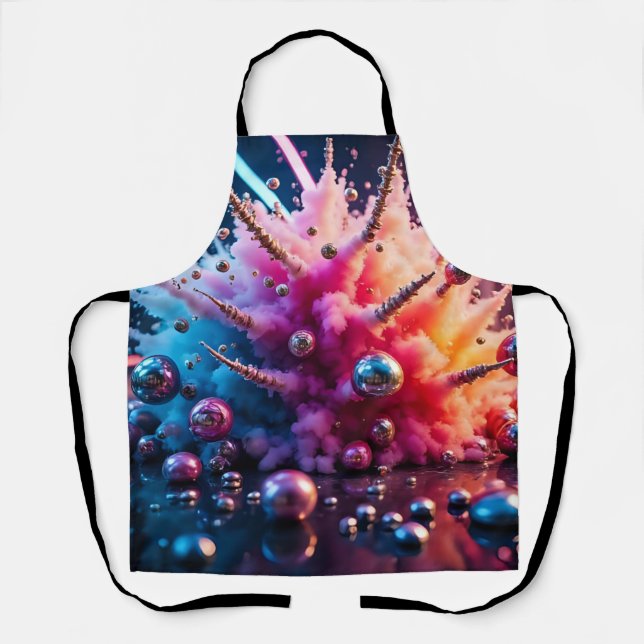 Delantal Chaotic Explosions (Anverso)