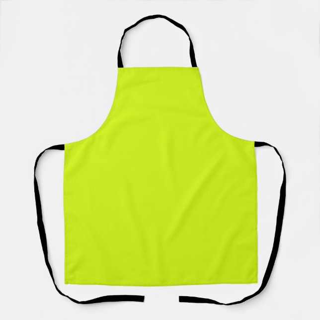 Delantal  Chartreuse Amarillo (color sólido)  (Anverso)