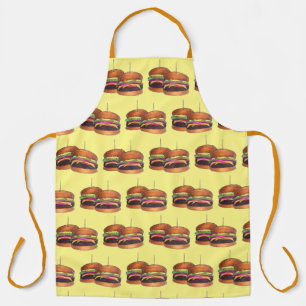 Delantal Cheeseburger Burger Hamburger corredores barra apl