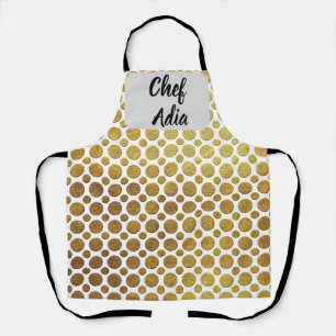 Delantal Chef Adia con patrón decorativo