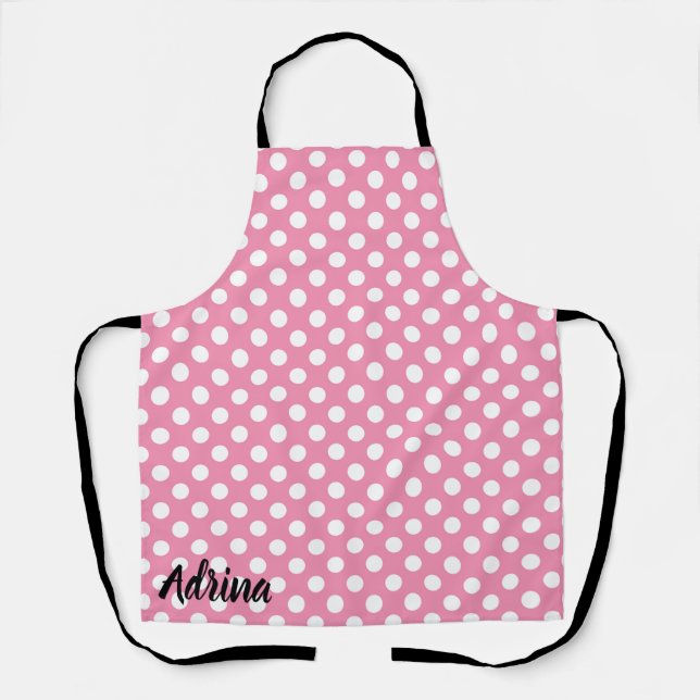 Delantal Chef Adrina con patrón decorativo (Anverso)