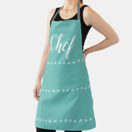 Delantal chef agua