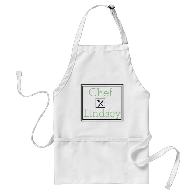 DELANTAL  CHEF APRON PERSONALIZADO (Frente)