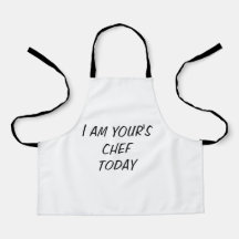 CHEF APRON "Soy el chef de tu casa hoy"