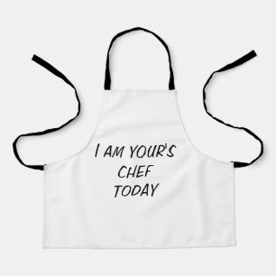 Delantal CHEF APRON "Soy el chef de tu casa hoy"