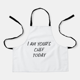 Delantal CHEF APRON "Soy el chef de tu casa hoy"