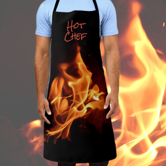 Delantal Chef caliente flamenco (Subido por el creador)