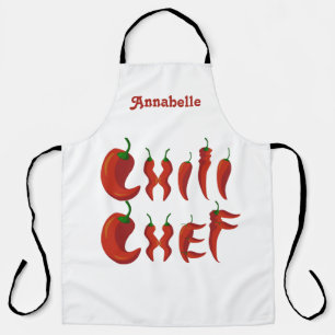 Delantal Chef Chili Personaliza a Long Apron