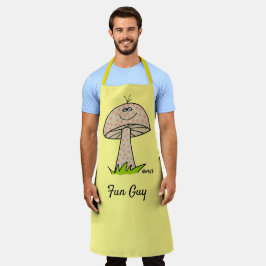 Delantal Chef Dad Funny Fun Guy Mushroom