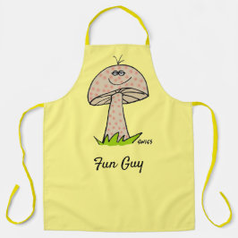 Delantal Chef Dad Funny Fun Guy Mushroom