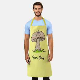 Delantal Chef Dad Gracioso Guy Mushroom