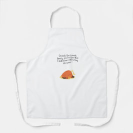 Delantal Chef de Acción de Gracias cocina graciosa cita con