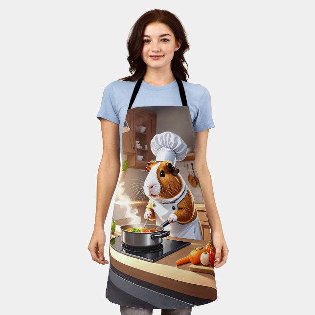 Delantal Chef de cerdo de Guinea (Gastado)