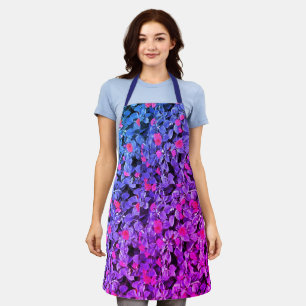 Delantal Chef de Flores Salvajes Apron Purple & Pink Baking