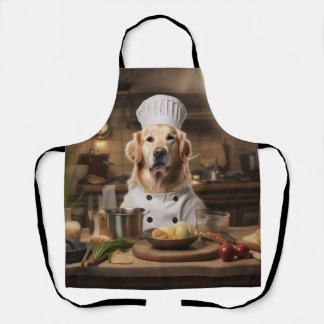 Delantal Chef de perro de Golden Retriever