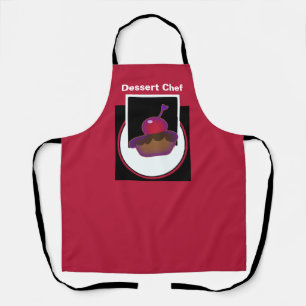Delantal Chef de Postre Dk Rojo