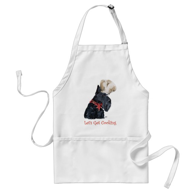 Delantal Chef de Terrier Escocés (Frente)