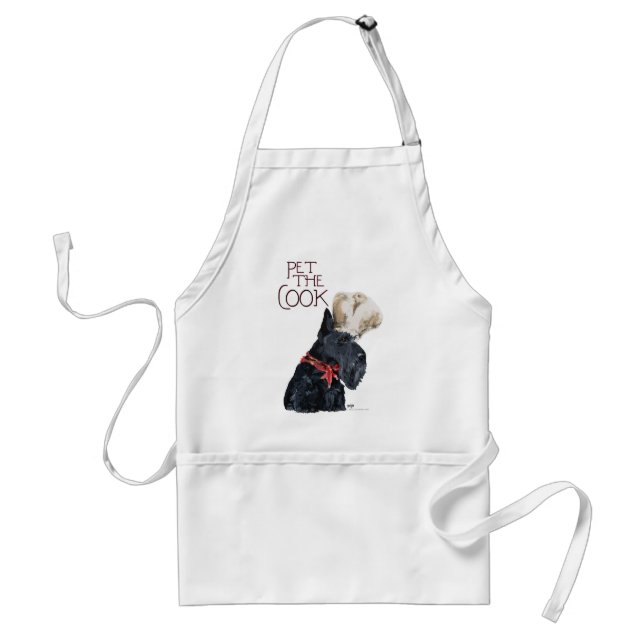 Delantal Chef de Terrier Escocés (Frente)