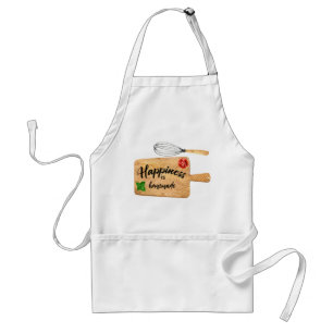 Delantal Chef del logo casero feliz