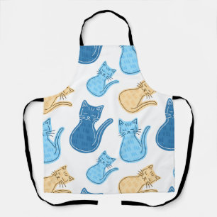 Delantal Chef especial de cocina aprende diseño de gatos