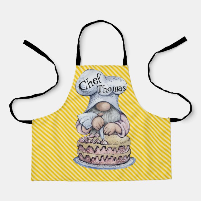 Delantal Chef Gnome Apron (Anverso)