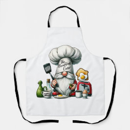 Delantal Chef Gnome El Equipo De Desayuno