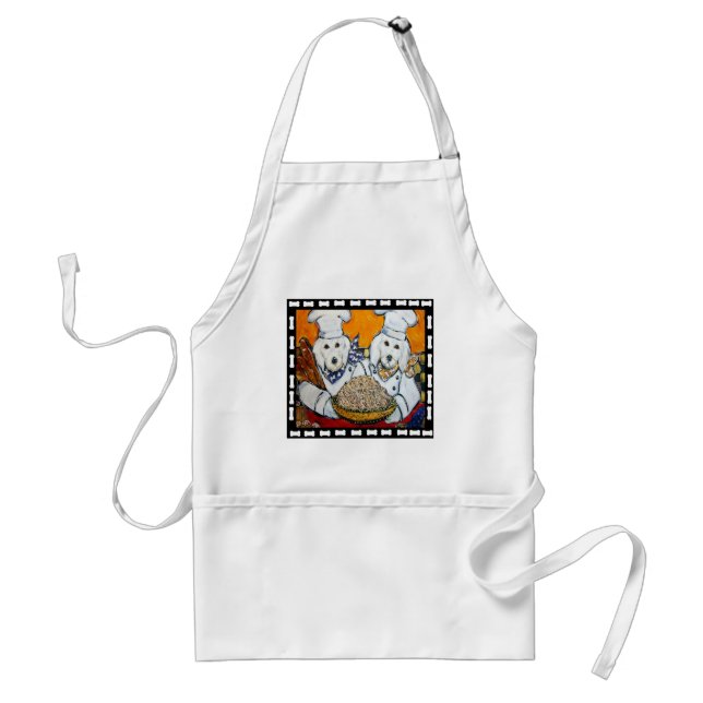 Delantal Chef Goldendoodle (Frente)
