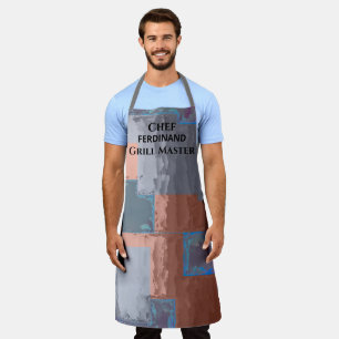 Delantal Chef Grill Master Gray Brown Squings