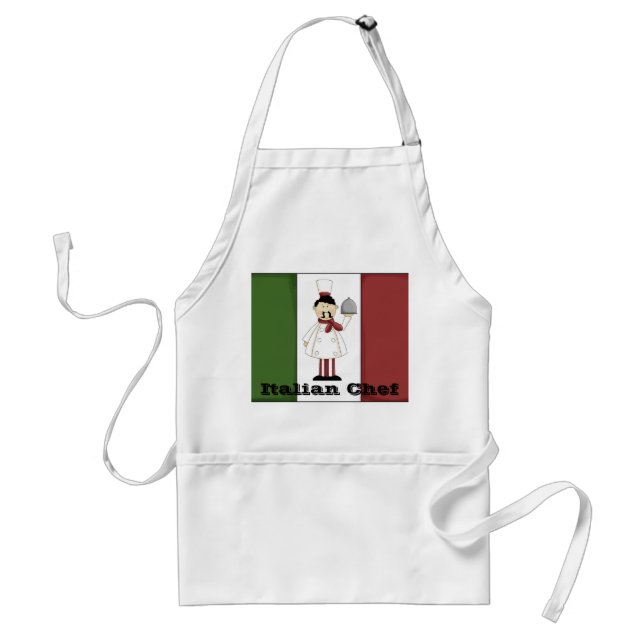 Delantal Chef italiano nº 4 Apron (Frente)