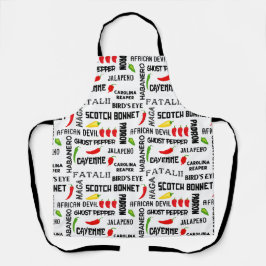 Delantal Chef jamaiquino Nombres de niños con especias cali