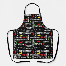 Delantal Chef jamaiquino Nombres de niños con especias cali