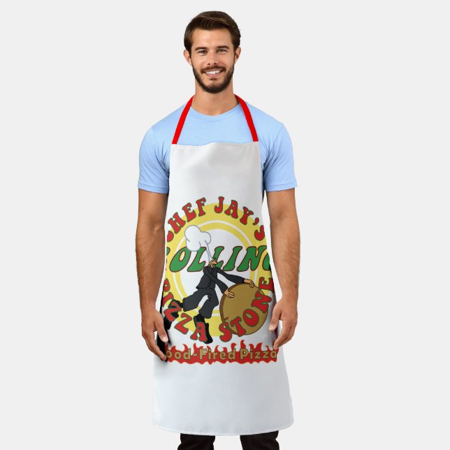 Delantal Chef Jay's Rolling Pizza Stone Apron (Gastado)