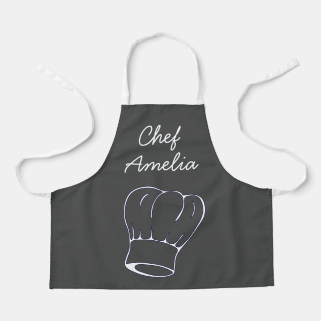 Delantal Chef júnior chicas niños gourmet (Anverso)