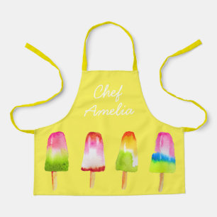 Delantal Chef júnior paletas arte niños coloridos