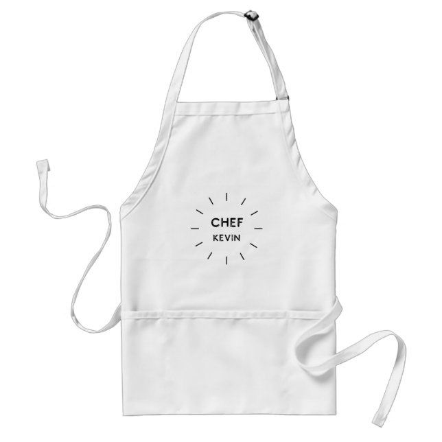 Delantal Chef Kevin, sorprende tu cadeau idéal (Frente)