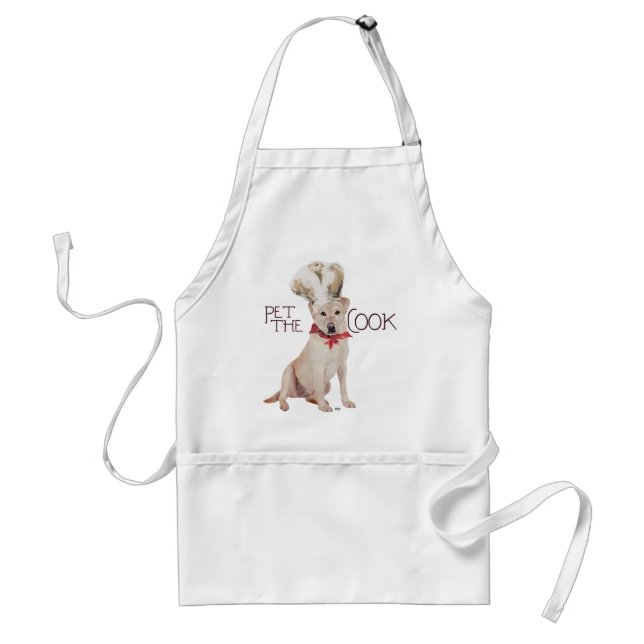 Delantal Chef Labrador Retriever Amarillo (Frente)