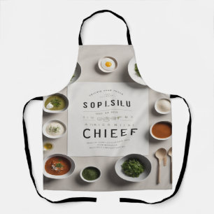 Delantal Chef moderno y limpio