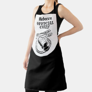 Delantal Chef oficial, con nombre - Apron de regalo