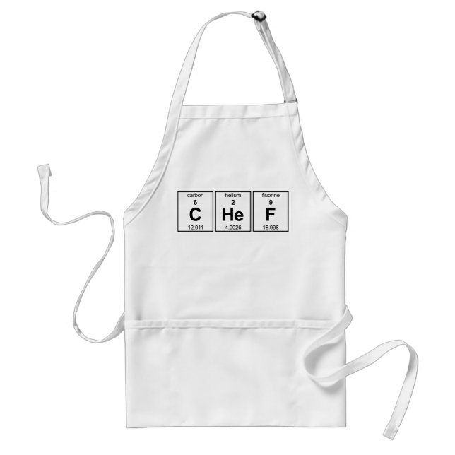 Delantal CHeF Periodic Table (Frente)