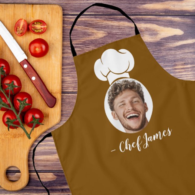 Delantal Chef personalizado con regalo de cocina con foto y (Subido por el creador)